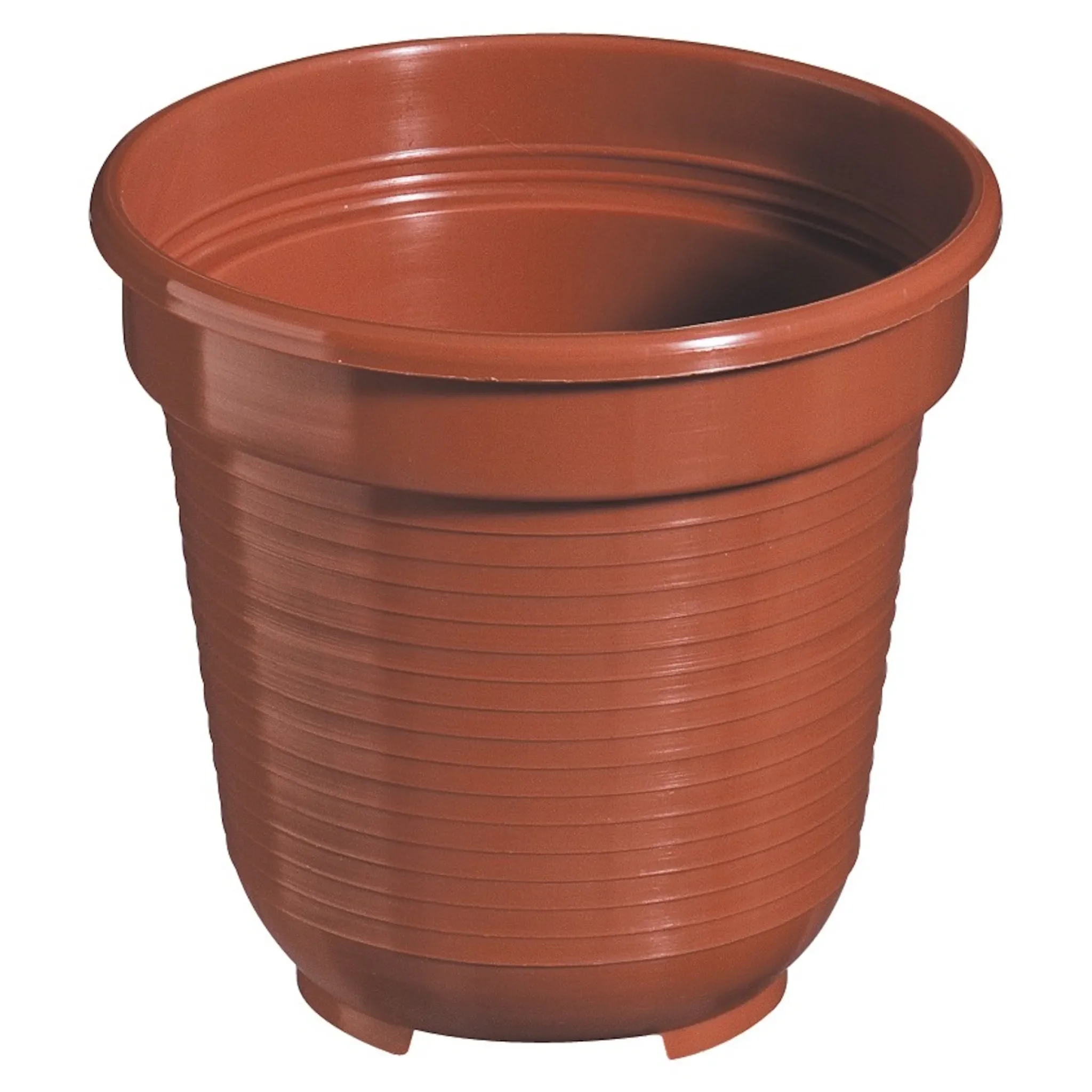 Geli Blumentopf STANDARD – Ø 10 cm, Terracotta (Kunststoff)